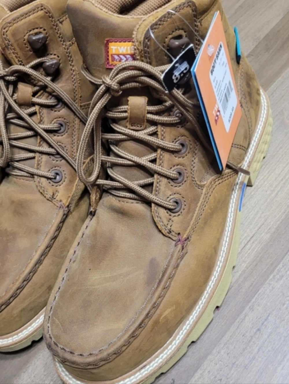 Twisted X tan Compoiste Toe Work Boots New